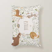 Woodland Animals Forest Friends Kinderdusche Dekokissen (Vorderseite(Vertikal))