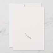 Woodland Animals Forest Friends Kinderdusche Einladung (Rückseite)