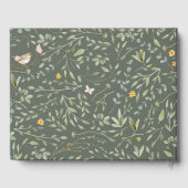 Woodland Animals Forest Friends Kinderdusche Gästebuch (Rückseite)