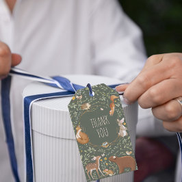 Woodland Animals Forest Friends Kinderdusche Geschenkanhänger