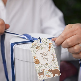 Woodland Animals Forest Friends Kinderdusche Geschenkanhänger