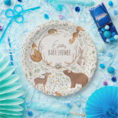 Woodland Animals Forest Friends Kinderdusche Pappteller (Party)