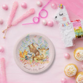 Woodland Animals Girls Baby Shower 7" Plättchen Pappteller (Party)