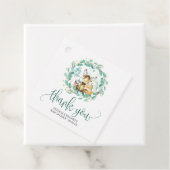 Woodland Animals Greenerity Baby Shower Vielen Dan Geschenkanhänger (Beispiel)