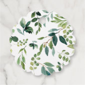 Woodland Animals Greenerity Baby Shower Vielen Dan Geschenkanhänger (Rückseite)