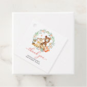 Woodland Animals Greenerity Baby Shower Vielen Dan Geschenkanhänger (Beispiel)