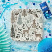 Woodland Animals Holiday Paper Plate Pappteller (Party)
