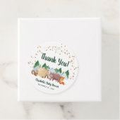 Woodland Animals Kinderdusche Danke Geschenkanhänger (Beispiel)