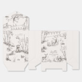 Woodland Animals Kinderdusche Danke Geschenkschachtel (Ungefaltet)