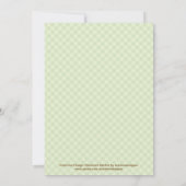 Woodland Animals Kinderdusche Einladung (Rückseite)