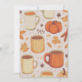 Woodland Animals Kinderdusche Einladung (Rückseite)