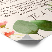 Woodland Animals Kinderdusche Spätnachtskalender Poster (Ecke)