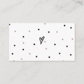 Woodland Animals Moderne Babyduschbücher Begleitkarte (Rückseite)