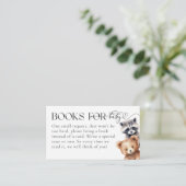 Woodland Animals Moderne Babyduschbücher Begleitkarte (Stehend Vorderseite)