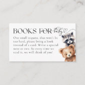 Woodland Animals Moderne Babyduschbücher Begleitkarte (Vorderseite)