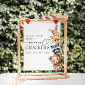 Woodland Animals Modernes Baby Showspiel Poster