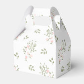 Woodland Animals Niedlich Baby Dusche Vielen Dank Geschenkschachtel (Rückseite)