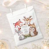 Woodland Animals Niedlich Baby Dusche Vielen Dank Geschenktütchen (Ausgeschnitten)