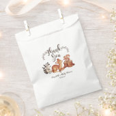 Woodland Animals Themed Favor Bag Geschenktütchen (Ausgeschnitten)