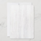 Woodland Animals Truck Kinderdusche Einladung (Rückseite)