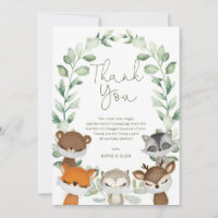 Woodland Animals Virtual Quarantine Baby Dusche