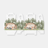 Woodland Animals Wood Slice Baby Dusche Geschenkschachtel (Ungefaltet)