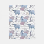Woodland Art Baby Blanket Fleecedecke (Vorderseite)