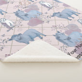 Woodland Art Baby Blanket Sherpadecke (3/4)