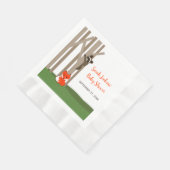 Woodland Babies Babydusche Serviette (Ecke)