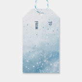 Woodland Baby Animes Weihnachten Geschenkanhänger (Rückseite)