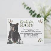 Woodland Baby Bear Books for Baby Begleitkarte (Stehend Vorderseite)