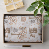 Woodland Baby Bears Squirrels Raccoon Baby Shower Seidenpapier (Geschenk)