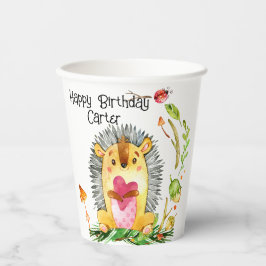 Woodland Baby Birthday Pappbecher