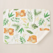 Woodland Baby Blanket Sherpadecke (Vorderseite (Horizontal))