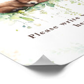 Woodland Baby Boy Dusche Eigenmarke Poster (Ecke)