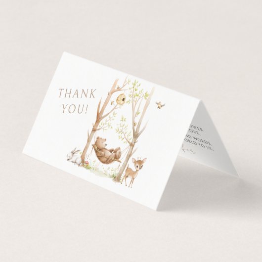 Woodland Baby Boy Dusche klappbar Danke Autos (Vorderseite)