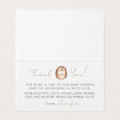 Woodland Baby Boy Dusche klappbar Danke Autos (Innenseite Aufgefaltet)