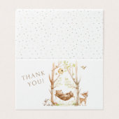 Woodland Baby Boy Dusche klappbar Danke Autos (Außenseite Aufgefaltet)