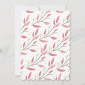 Woodland Baby Brunch Einladung (Rückseite)