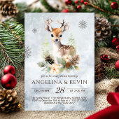 Woodland Baby Deer Animal Baby Dusche Einladung