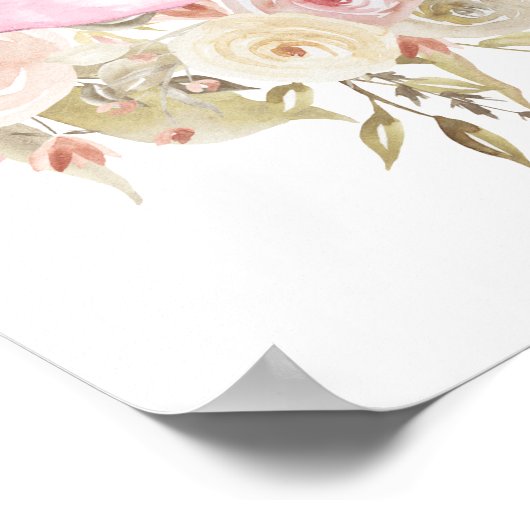 Woodland Baby Dusche Begrüßungszeichen Poster (Ecke)