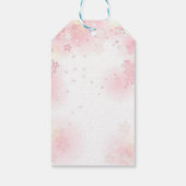 Woodland Baby Dusche Blumengeschenk Tag Geschenkanhänger (Rückseite)