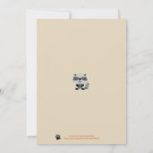 Woodland Baby Dusche laden *Junge/Mädchen/Überrasc Einladung (Rückseite)