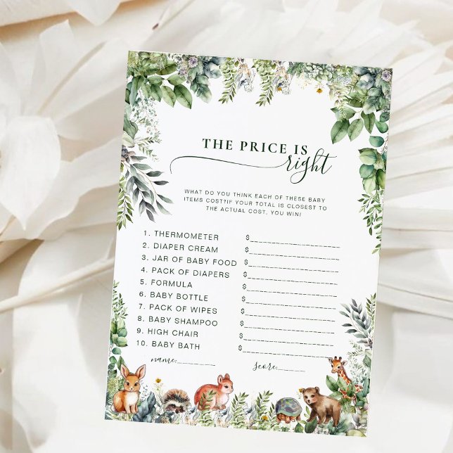 Woodland Baby Dusche Preis Ratgeber Spiel (Von Creator hochgeladen)