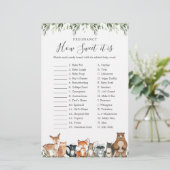 Woodland Baby Dusche Schwangerschaft wie süß es is (Stehend Vorderseite)