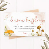 Woodland Baby Dusche Windel Verlosungskarte Platzkarte