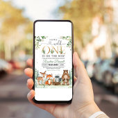 Woodland Baby Dusche Woodland Thema Einladung