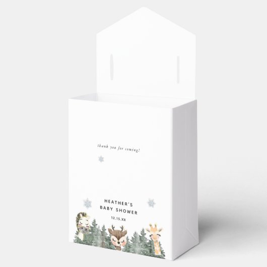 Woodland Baby Es ist kalte Außendusche Geschenkschachtel (Geöffnet)