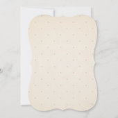 Woodland Baby Fox Spring Baby Dusche Einladung (Rückseite)