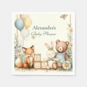 Woodland Baby Friends Kinderdusche Serviette (Vorderseite)